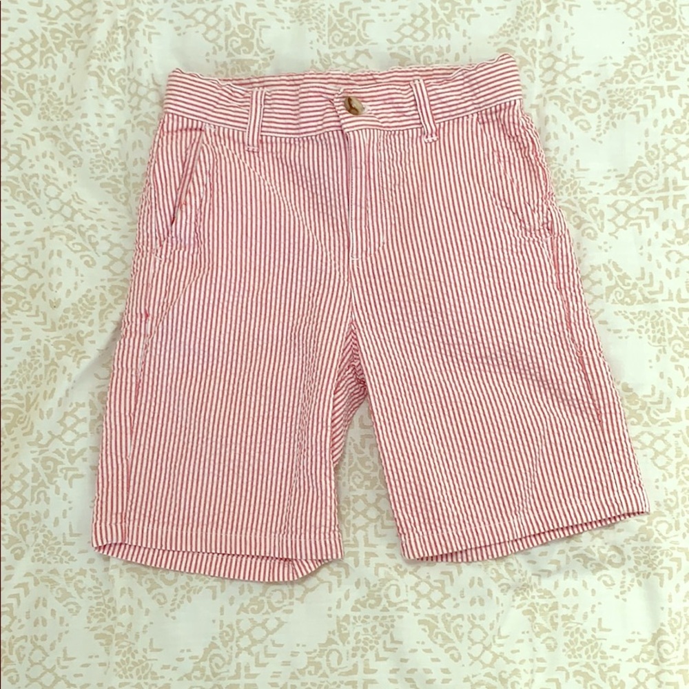 Janie and Jack size 3 boys seersucker shorts